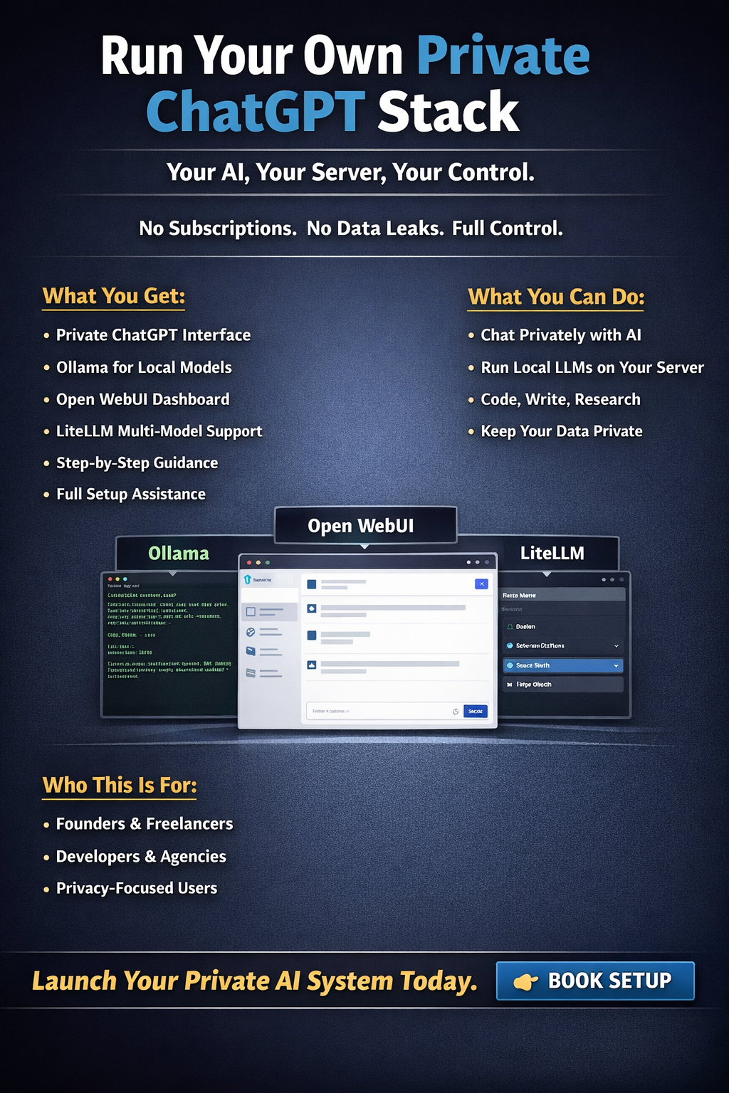 Private ChatGPT Stack